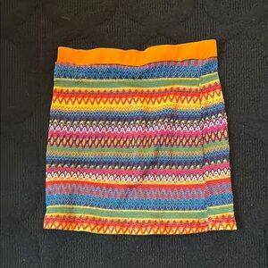 SHEIN Orange Yellow Mini‎ Pencil Skirt Resort Wear